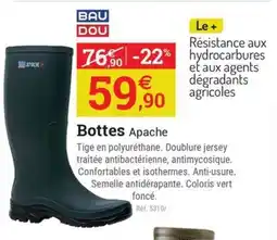 Espace emeraude BAU DOU Bottes Apache offre