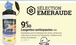 Espace emeraude SÉLECTION EMERAUDE Lingettes nettoyantes offre