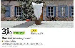 Espace emeraude NORTENE Housse Winterbag offre