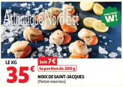 Auchan Supermarché NOIX DE SAINT-JACQUES offre