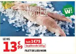 Auchan FILET DE LIEU NOIR offre