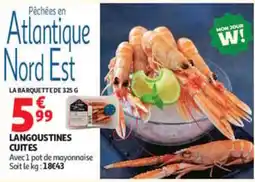 Auchan Langoustines cuites offre