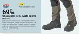 Espace emeraude Chaussures de securite hautes offre