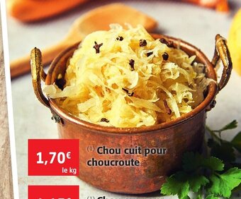 Colruyt Chou Cuit Pour Choucroute offre