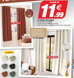 Bazarland Le rideau thermique offre