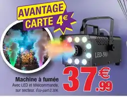 Bazarland Machine à fumée offre
