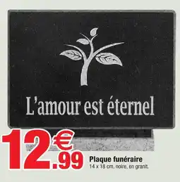 Bazarland Plaque funéraire offre