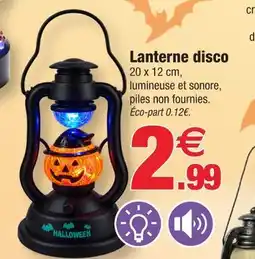 Bazarland Lanterne disco offre