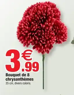 Bazarland Bouquet de 8 chrysanthèmes offre