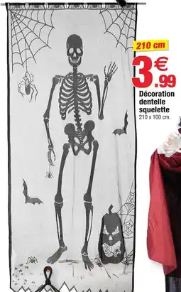 Bazarland Décoration dentelle squelette offre