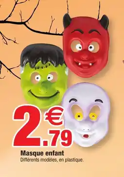 Bazarland Masque enfant offre
