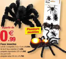 Bazarland Faux insectes offre