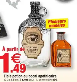 Bazarland Fiole potion ou bocal apothicaire offre