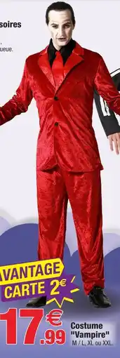 Bazarland Costume vampire offre