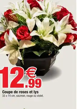 Bazarland Coupe de roses et lys offre