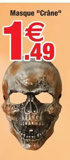Bazarland Masque crâne offre