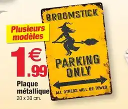 Bazarland Plaque métallique offre