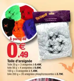 Bazarland Toile d'araignée offre
