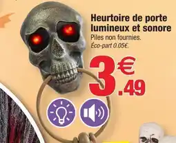Bazarland Heurtoire de porte lumineux et sonore offre