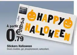 Bazarland Stickers halloween offre