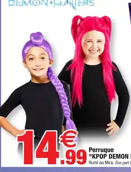 Bazarland Kpop demon hunters perruque offre