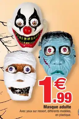 Bazarland Masque adulte clown offre