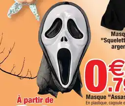 Bazarland Masque assassin offre