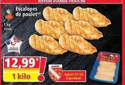 Norma Francaise - escalopes de poulet offre