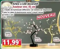 Norma Arbre à led décoratif hauteur env. 45 cm offre