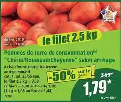 Norma Dim - pommes de terre de consommation offre