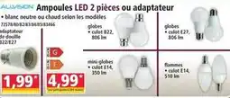 Norma Allvision - ampoules led 2 pièces ou adaptateur offre