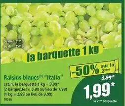 Norma Dim - raisins blancs offre