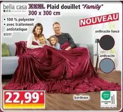 Norma Casa - bella plaid douillet family 300 x 300 cm offre