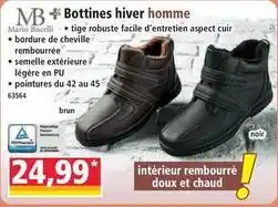 Norma Facile - bottines hiver homme offre