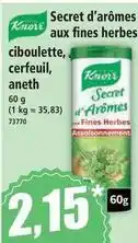 Norma Knorr - secret d'arómes aux fines herbes offre