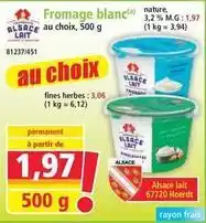 Norma Alsace lait - fromage blanc offre