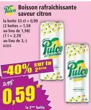 Norma Pulco - boisson rafraîchissante saveur citron offre