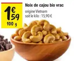 Les Comptoirs de la Bio Noix de cajou bio offre
