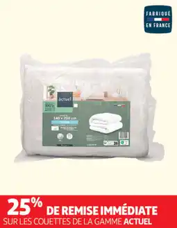 Auchan ACTUEL Couette offre