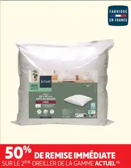 Auchan Actuel oreiller offre