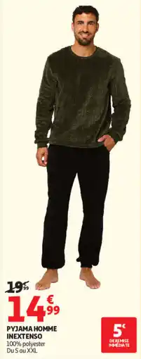 Auchan INEXTENSO PYJAMA HOMME offre