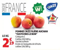 Auchan JAZZ Pommes offre