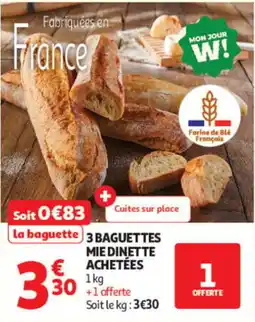 Auchan Baguette offre