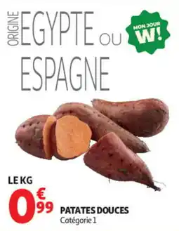 Auchan PATATES DOUCES offre