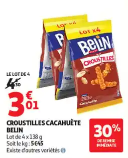 Auchan BELIN CROUSTILLES CACAHUÈTE offre