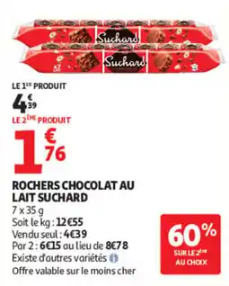 Auchan Suchard Rochers Chocolat au Lait offre