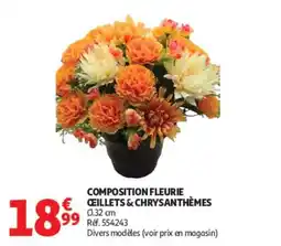 Auchan COMPOSITION FLEURIE offre