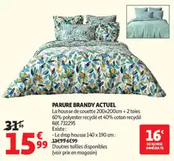 Auchan BRANDY ACTUEL PARURE offre