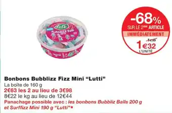 Lutti Bonbons Bubblizz Fizz Mini
