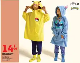 Auchan Stitch Maxi Sweat-Shirt de Nuit Enfant offre